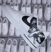 My hero academia, anime shoe, custom shoe, my hero academia custom shoe, nike air force,greece